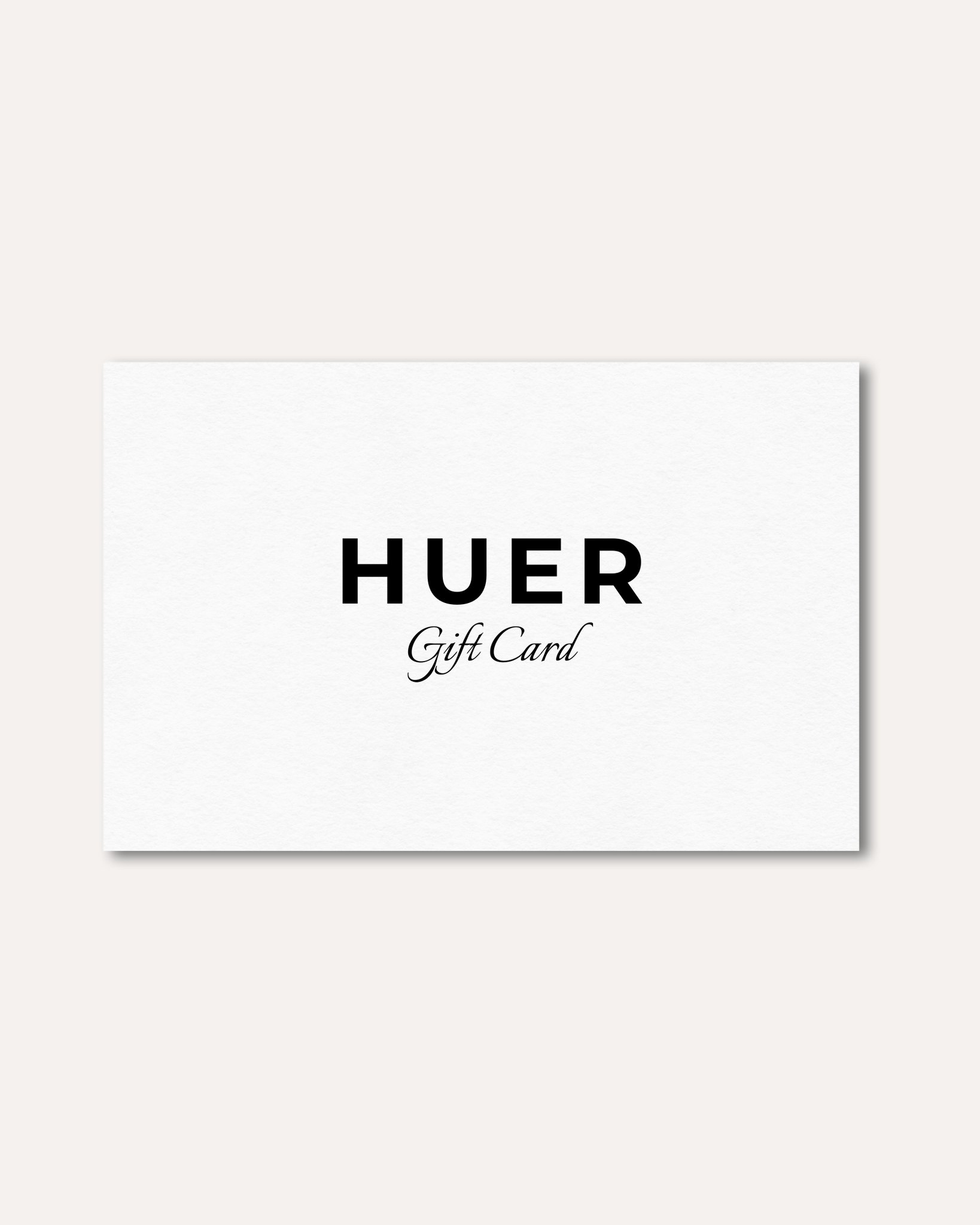 HUER Gift Card