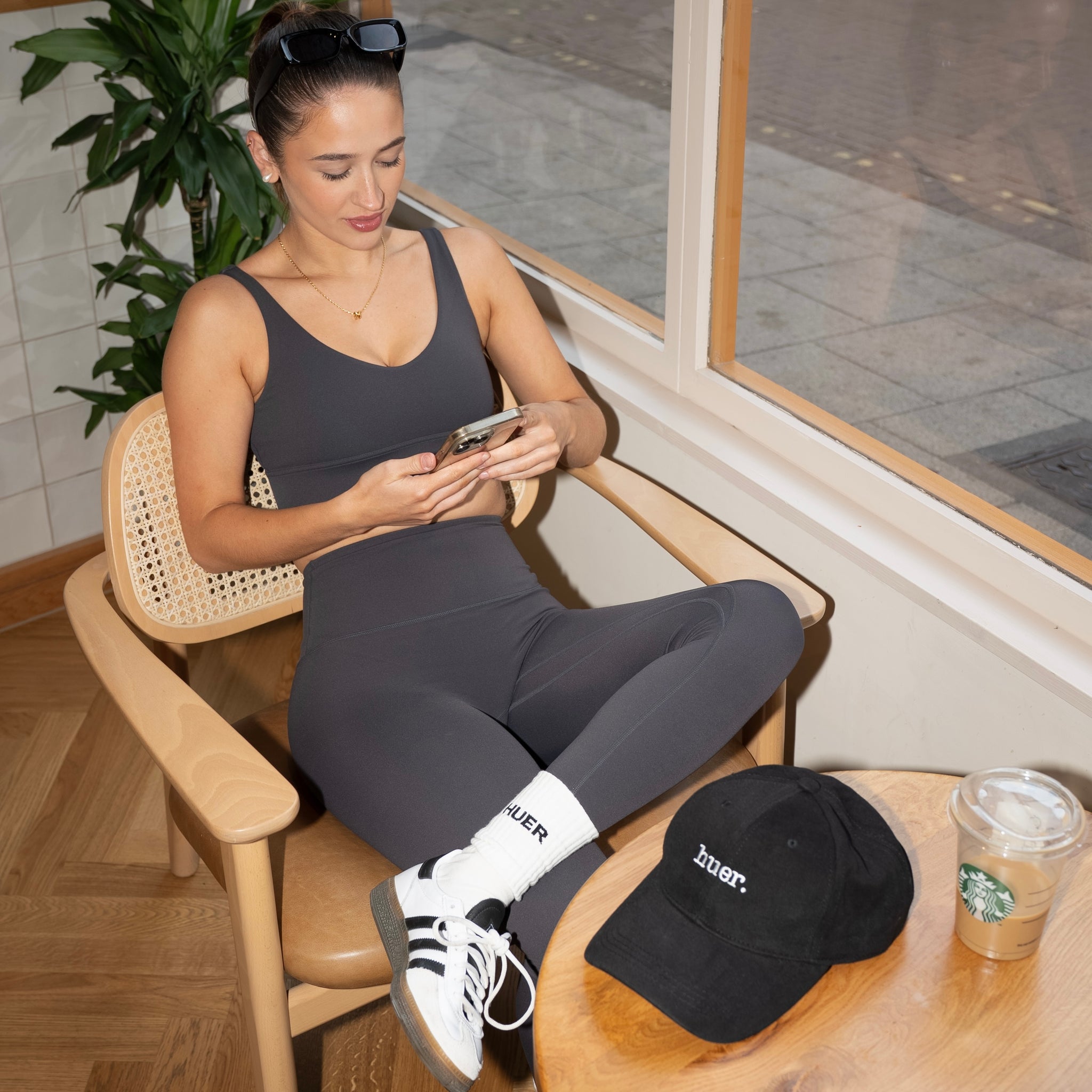 Second Skin Leggings- Charcoal Grey