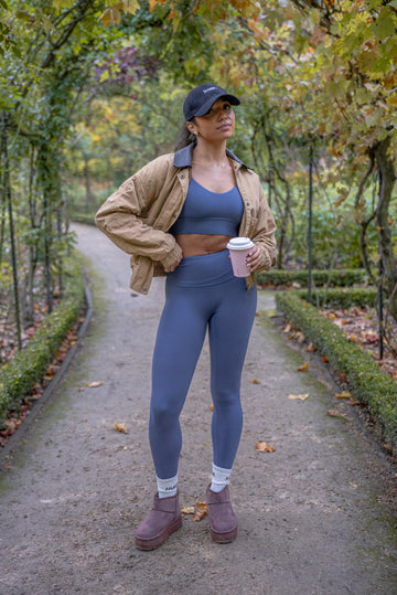 Second Skin Leggings - Spruce Blue
