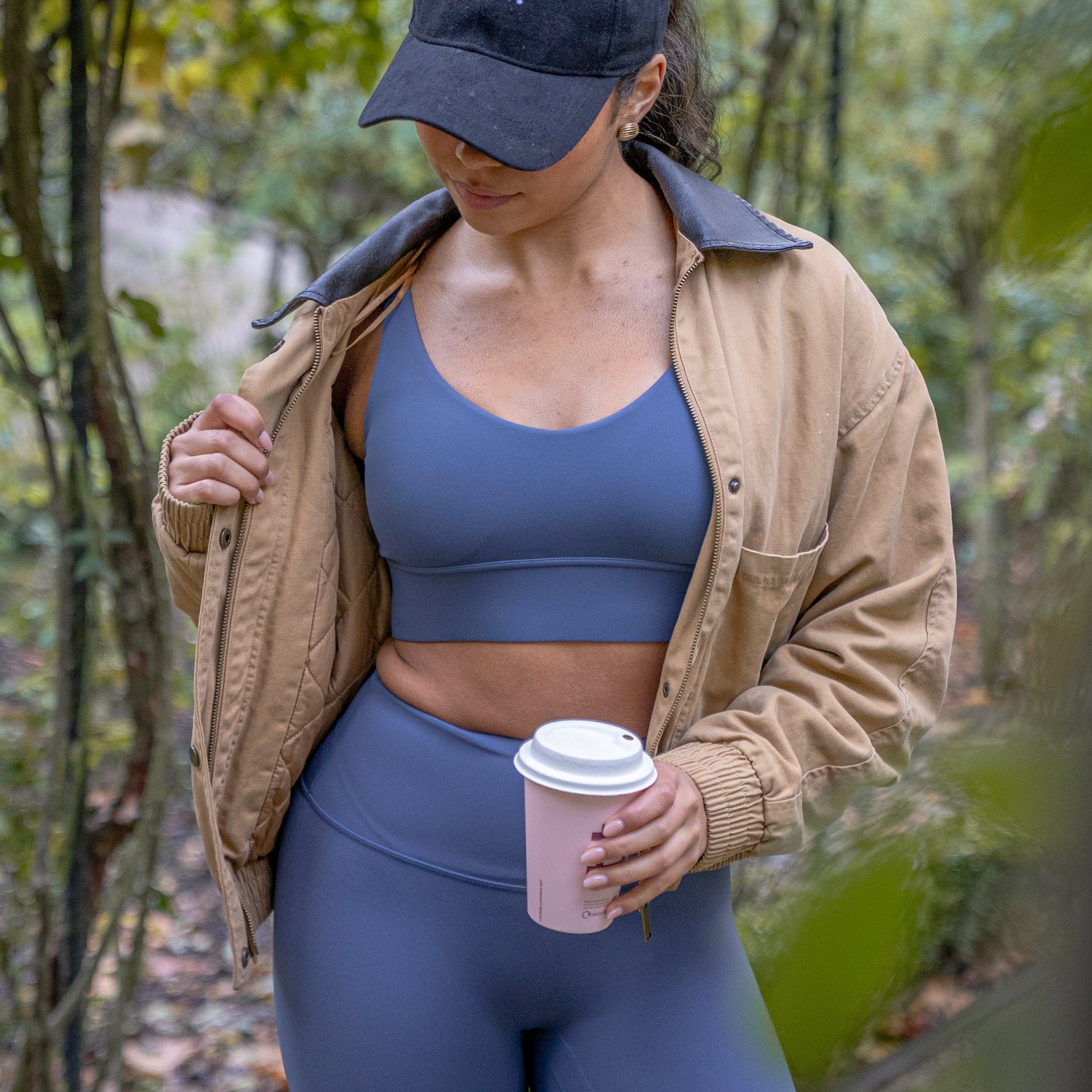 Second Skin Sports Bra - Spruce Blue