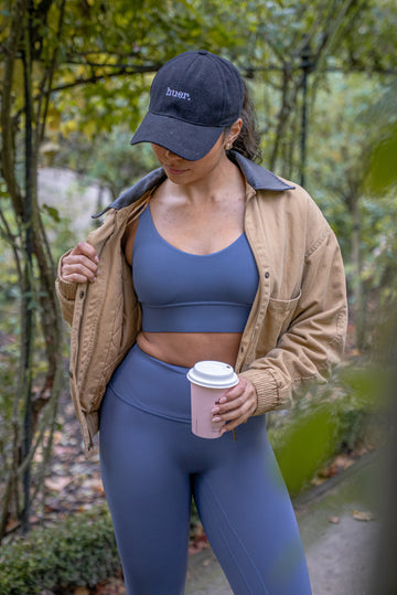 Second Skin Sports Bra - Spruce Blue