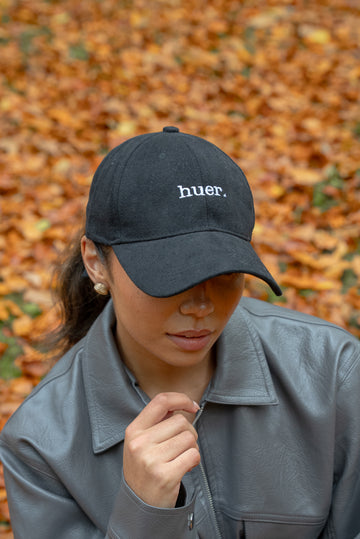 Black Huer Logo Cap