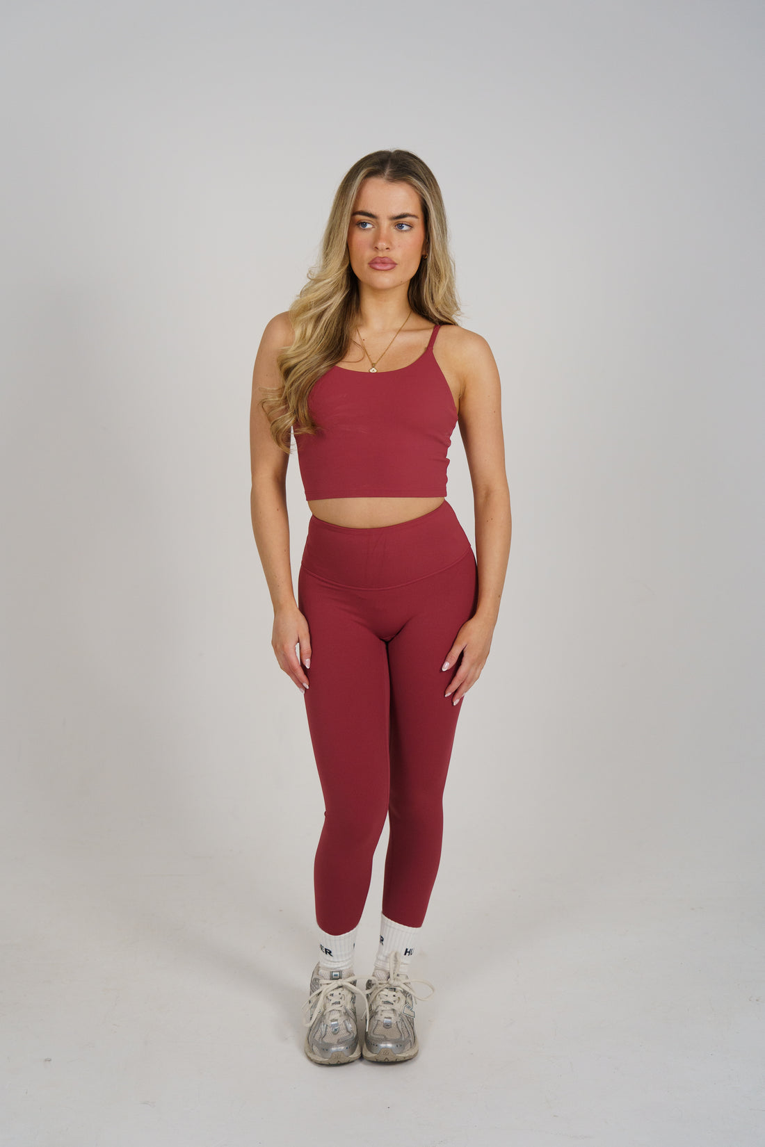 Second Skin Leggings- Wine Red