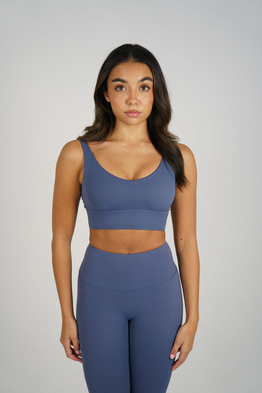 Second Skin Sports Bra - Spruce Blue