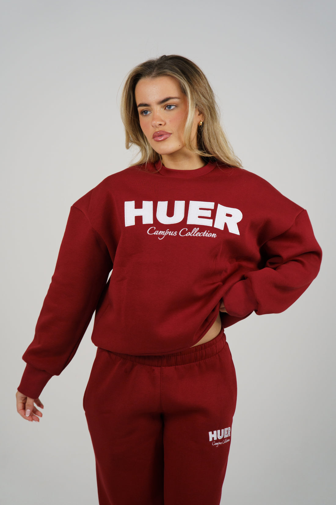 Cherry Red Jogger Set