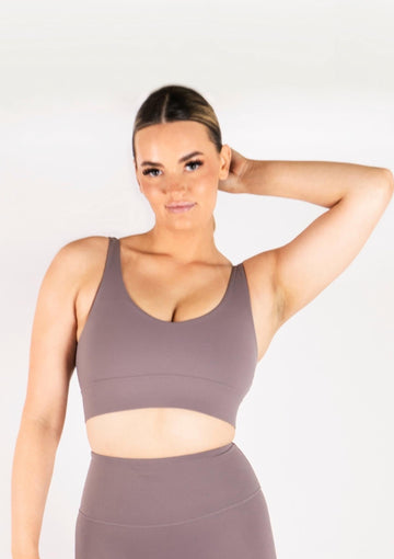 Second Skin Sports Bra - Mauve